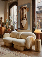 Wooden Face Sculpture – Surreal Sculptural Wall Art 101