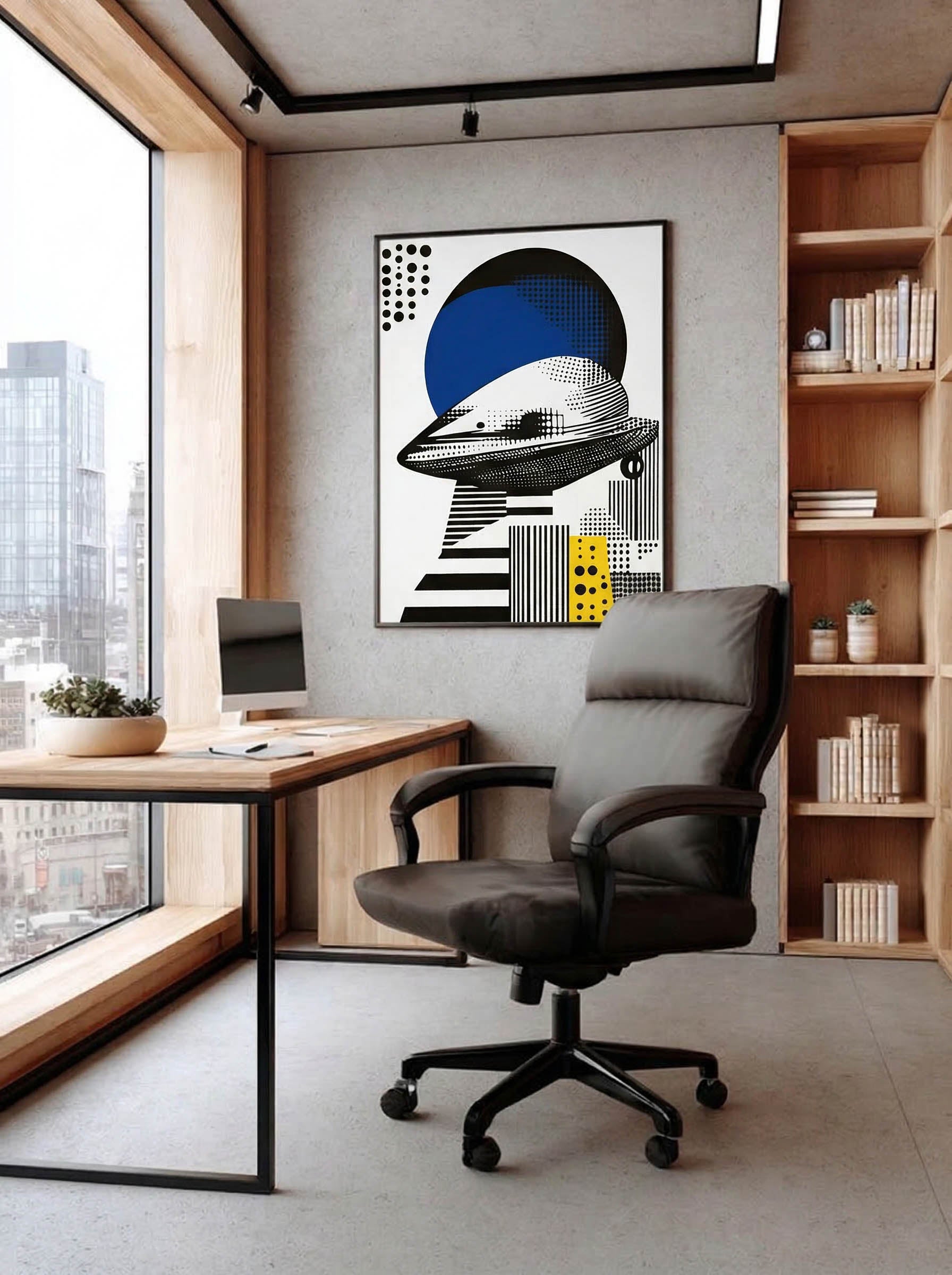 Graphic Abstract Art – Surreal Abstract Wall Art 103