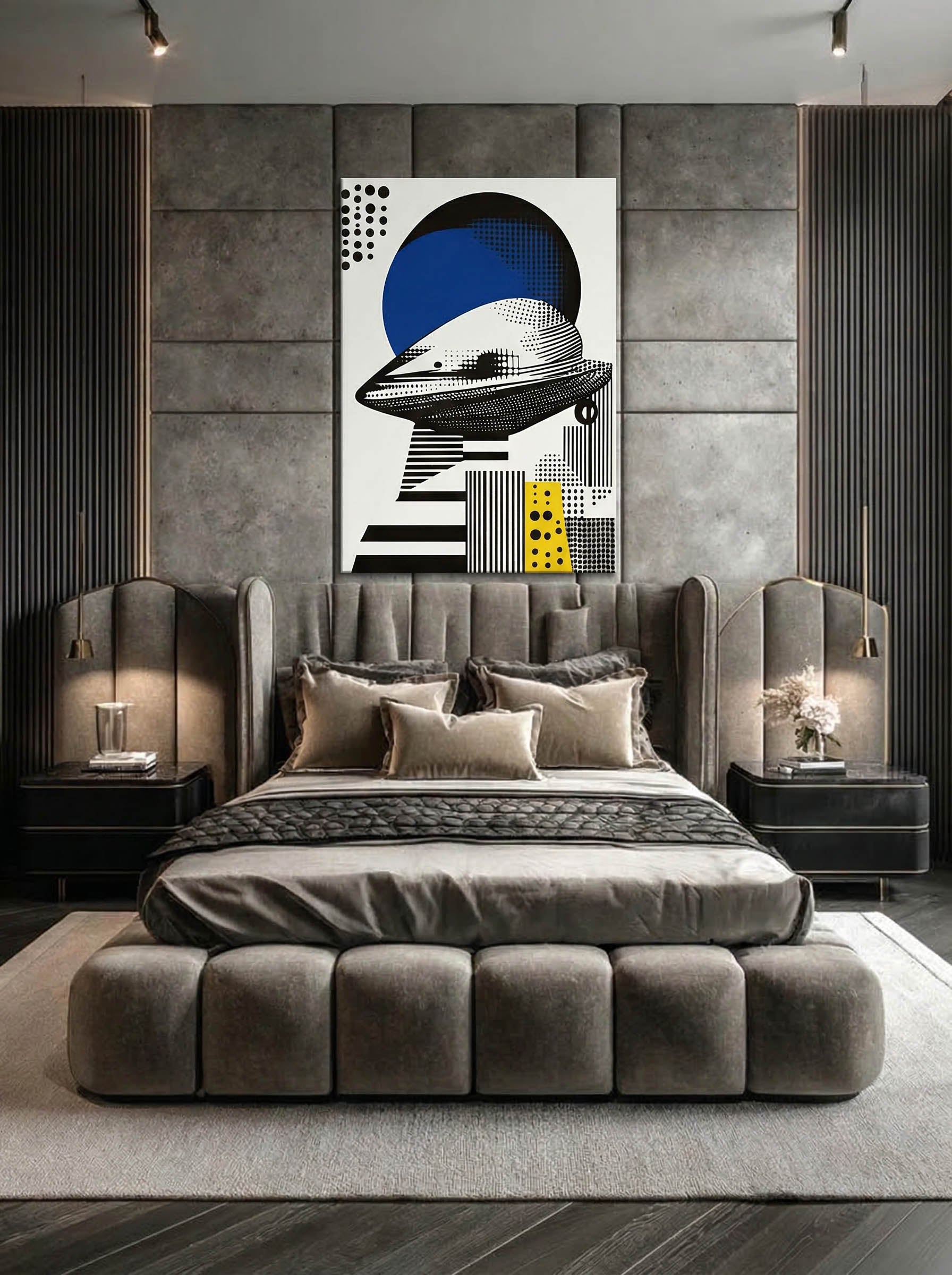 Graphic Abstract Art – Surreal Abstract Wall Art 103