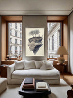 Conceptual Landscape Face – Surreal Landscape Wall Art 104