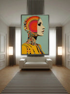 Psychedelic Pop Portrait – Surreal Psychedelic Wall Art 106