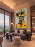 Pop Surreal Portrait – Surreal Pop Art Wall Art 107