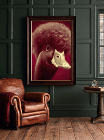Surreal Afro Portrait 112