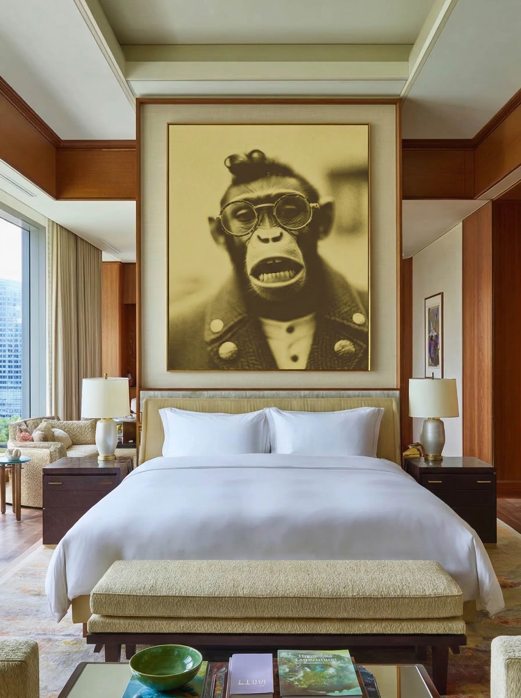 Whimsical Monkey – Surreal Whimsical Wall Art 113
