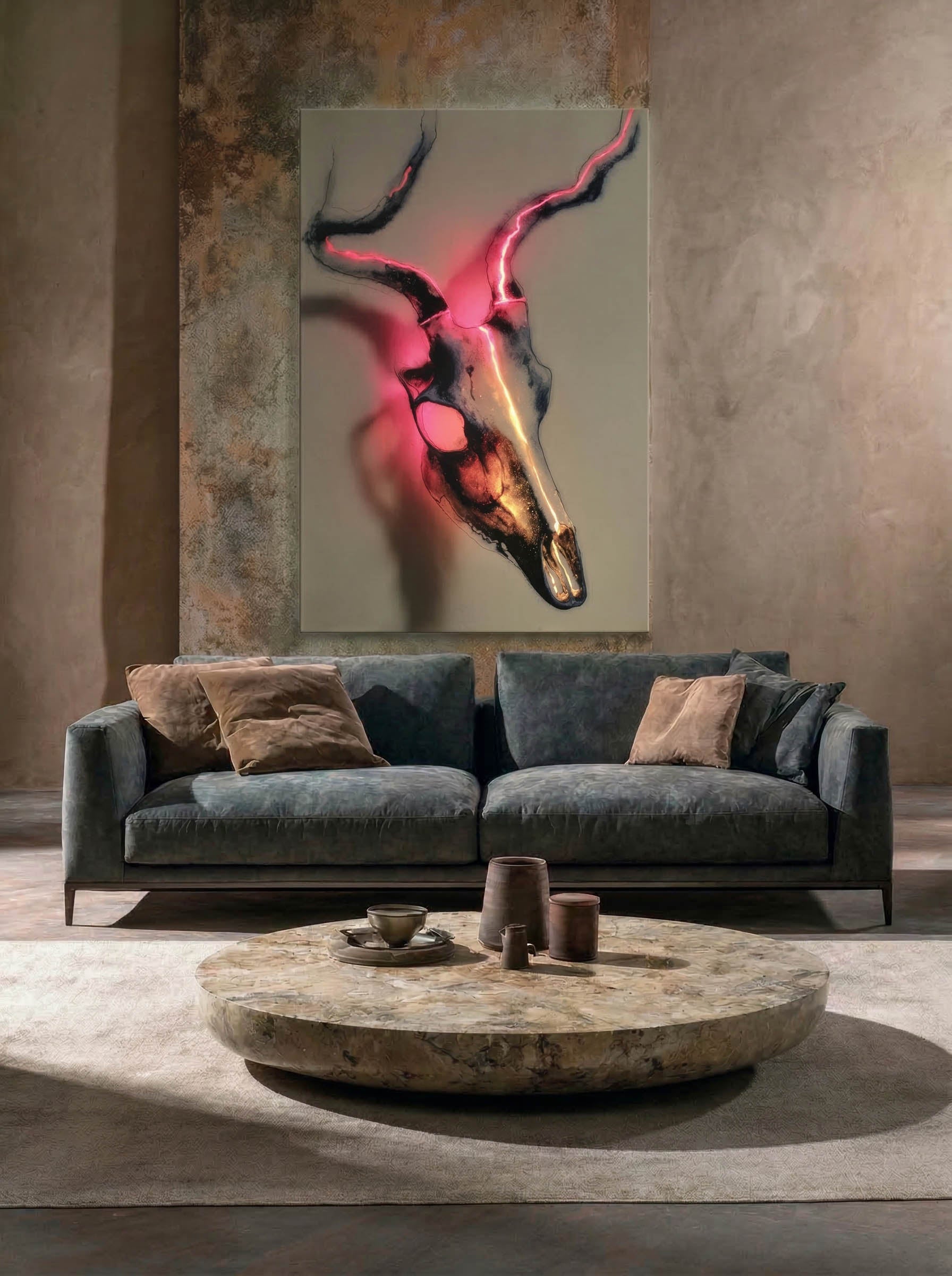 Contemporary Skull Art – Surreal Gothic Wall Art 118