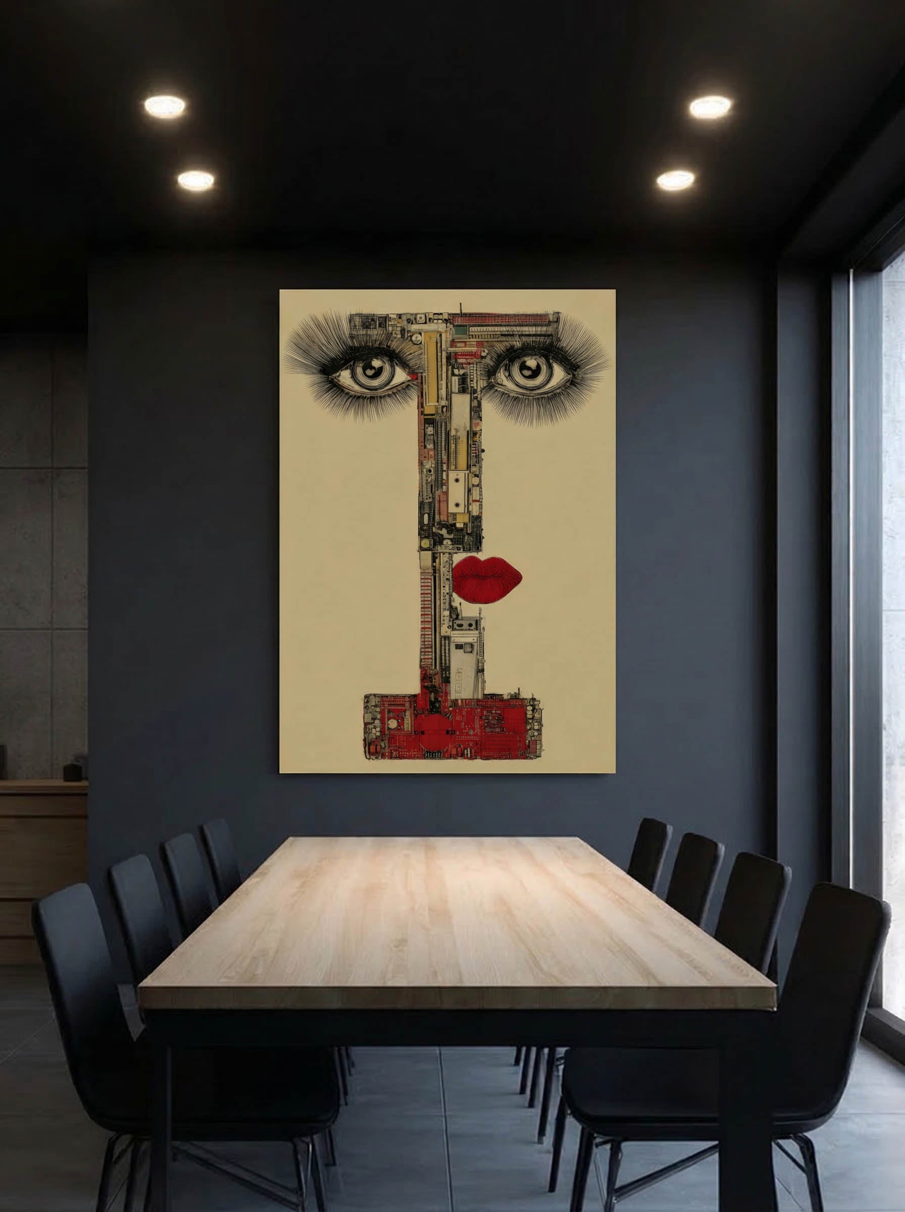 Pop Art Collage – Surreal Pop Art Wall Art 122