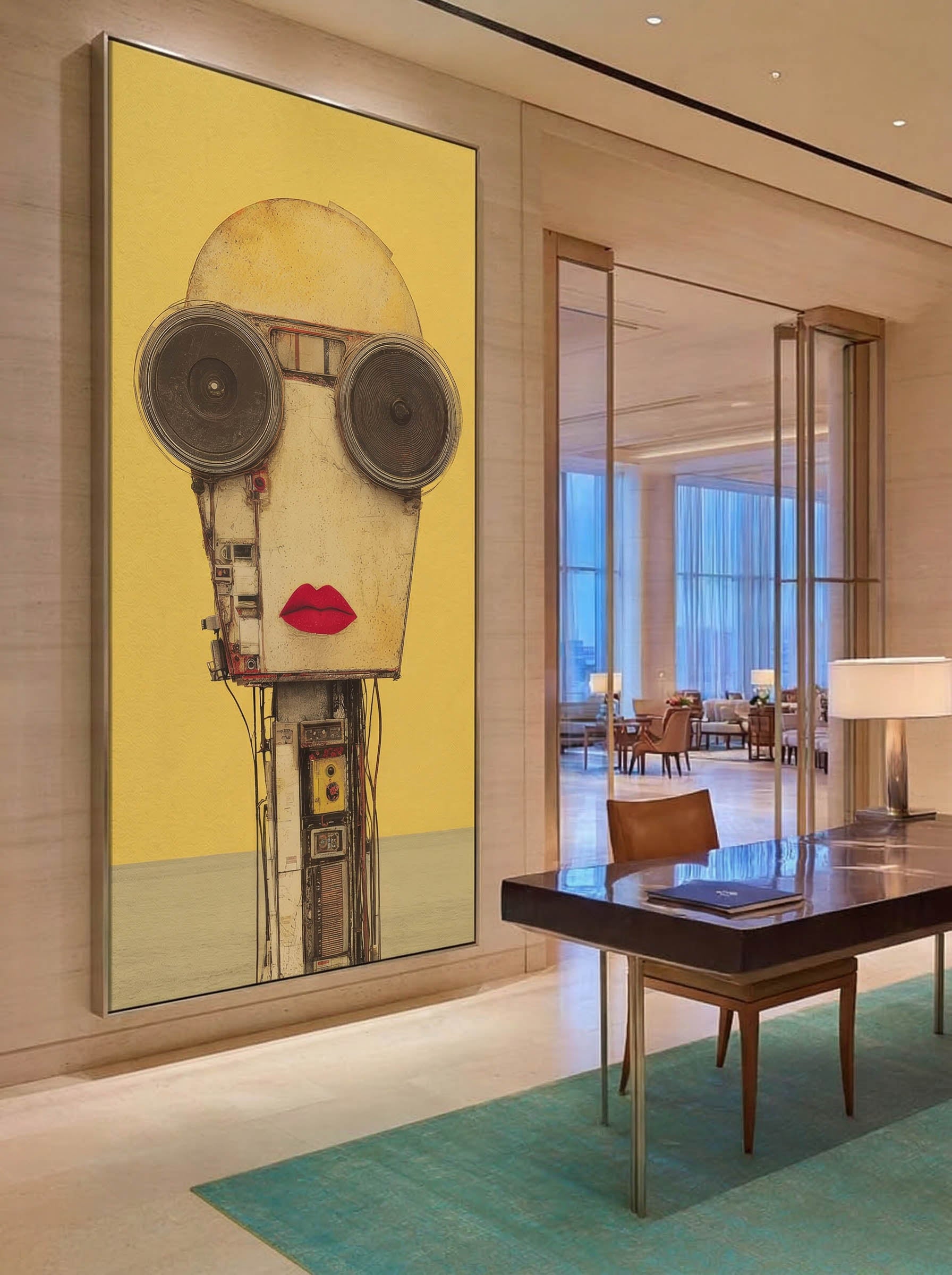 Pop Surreal Robot – Surreal Sci-Fi Wall Art 123