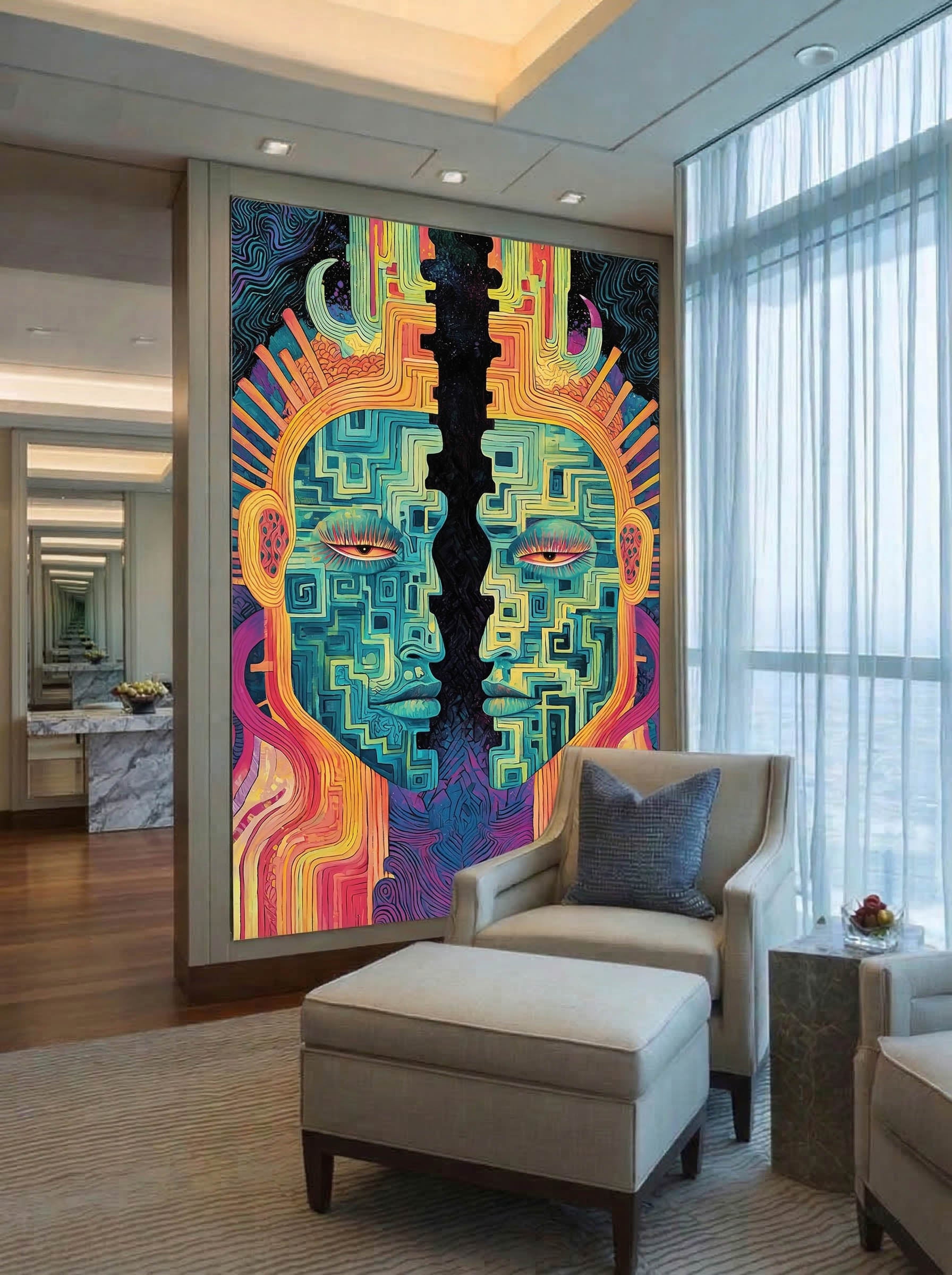 Visionary Folk Art – Surreal Folk Art Wall Art 124 Secondary image