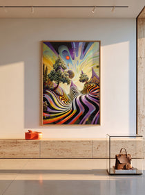 Psychedelic Wonderland Landscape 127