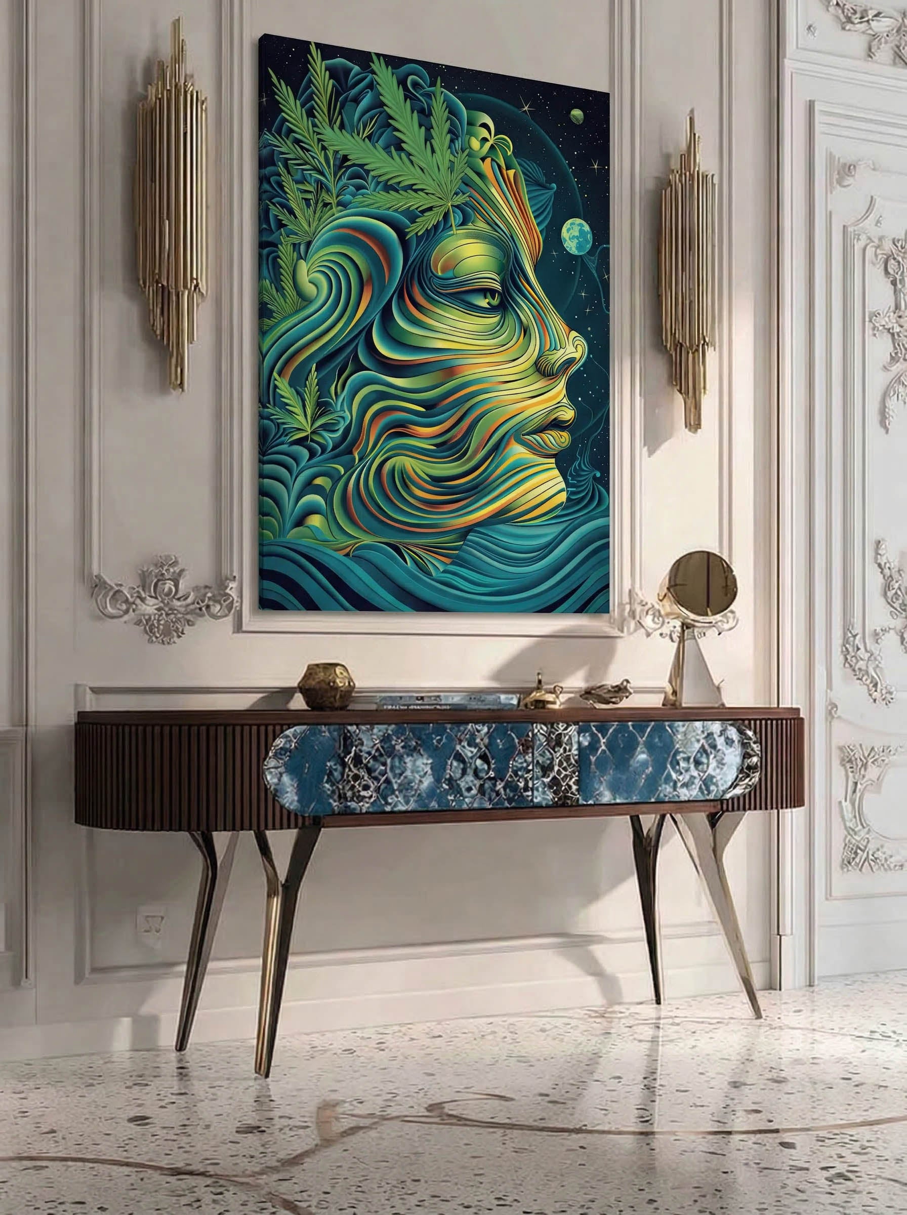 Visionary Nature Portrait – Surreal Nature Wall Art 128 Secondary image