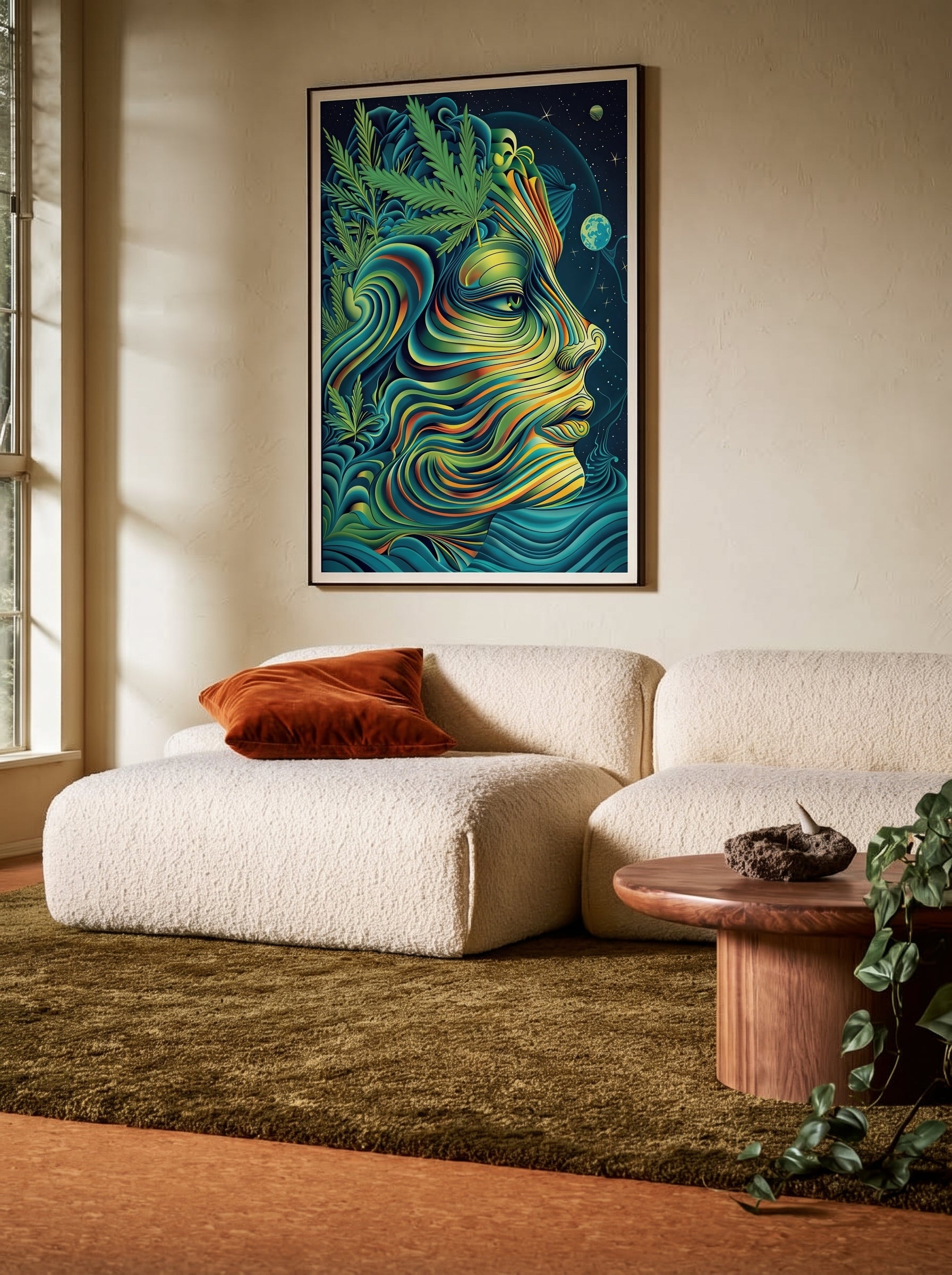 Flowing Psychedelic Portrait 128 Secondary image
