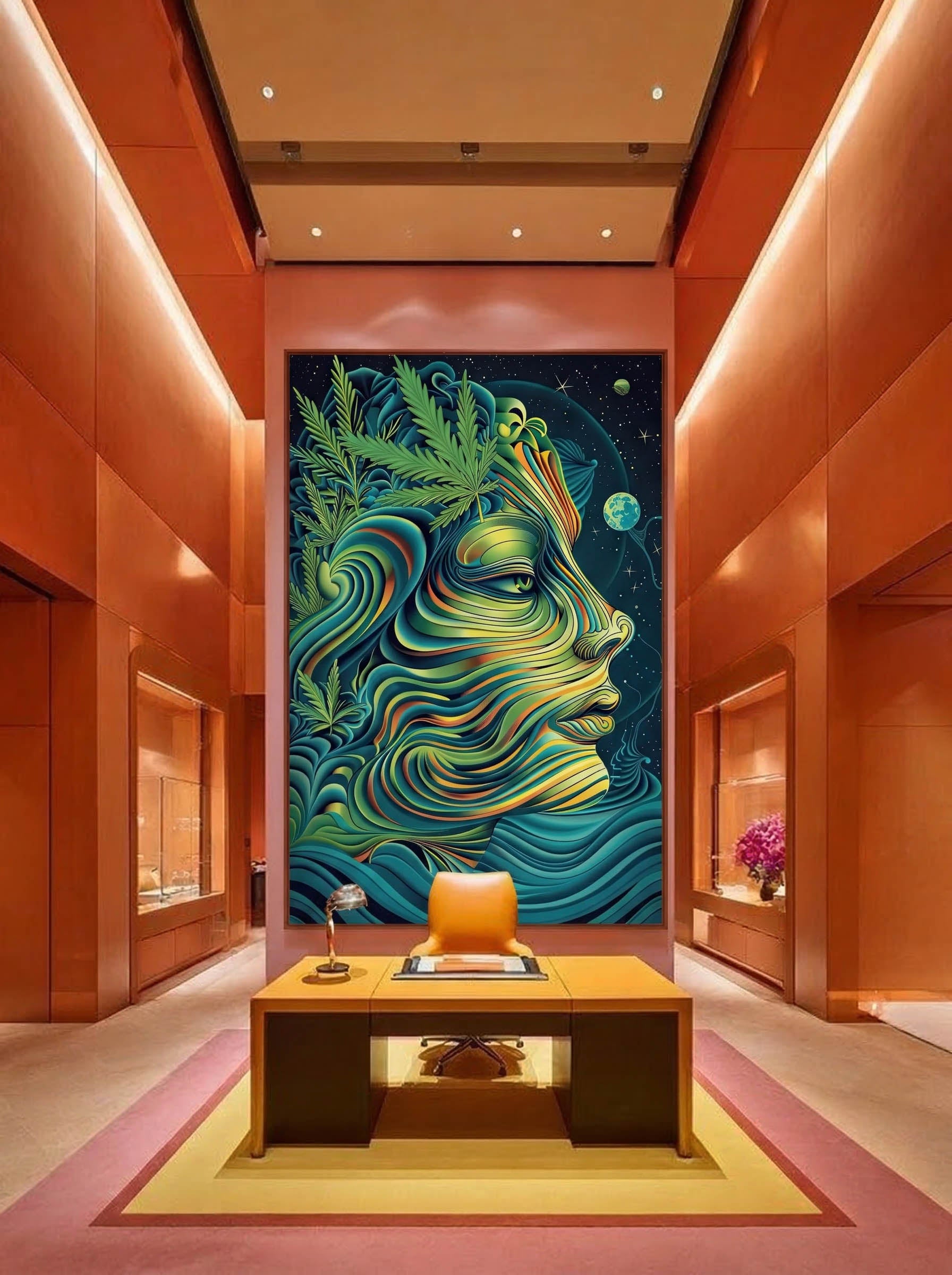 Visionary Nature Portrait – Surreal Nature Wall Art 128