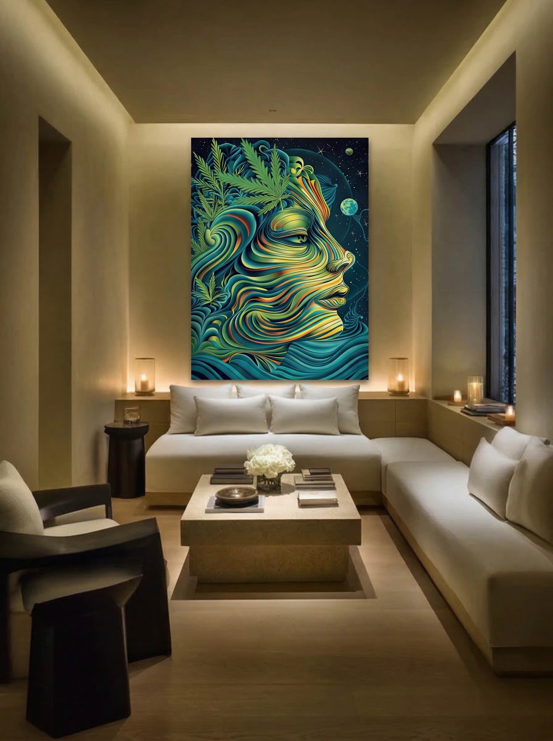 Visionary Nature Portrait – Surreal Nature Wall Art 128