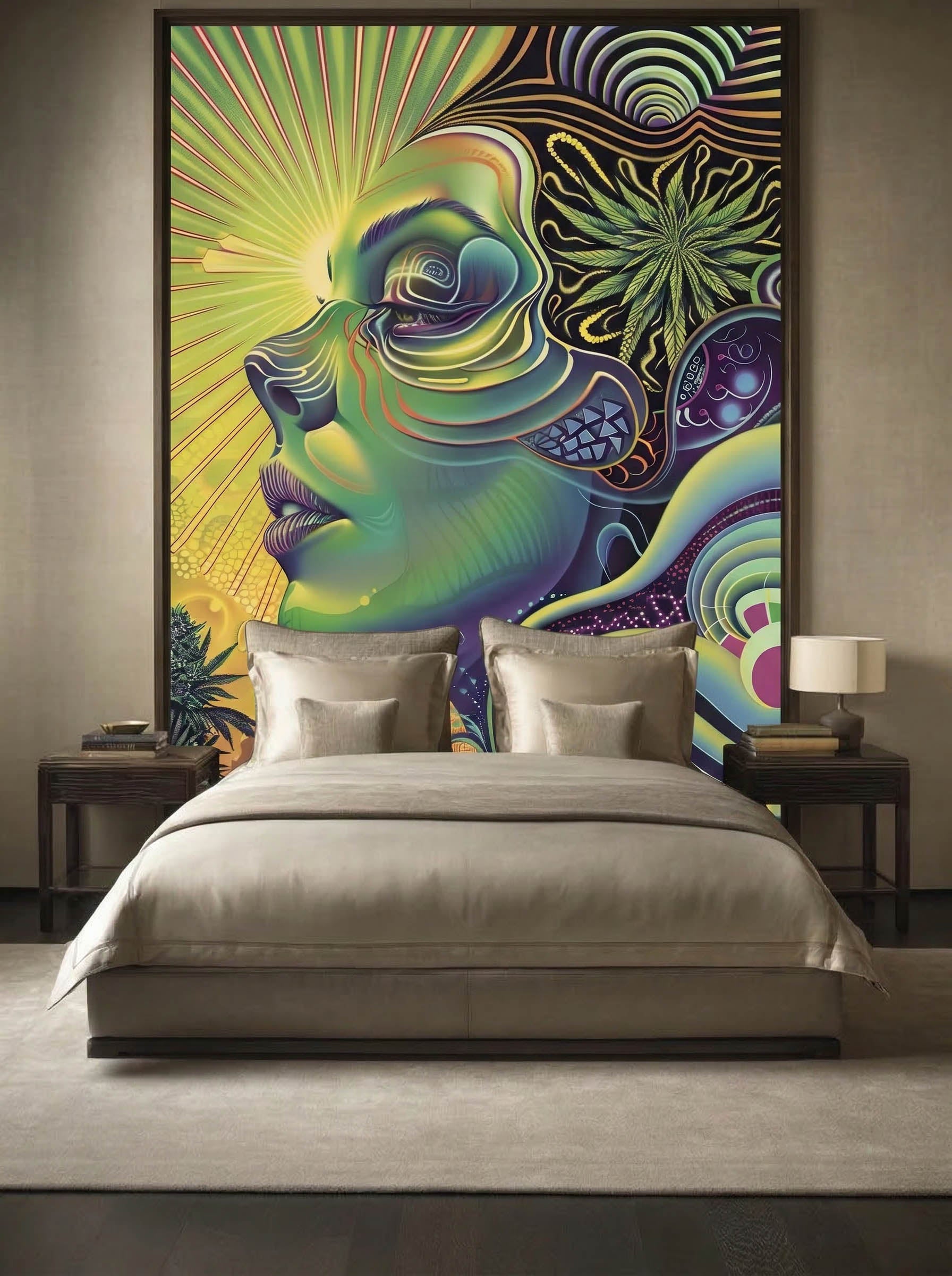 Psychedelic Profile – Surreal Psychedelic Wall Art 129 Secondary image