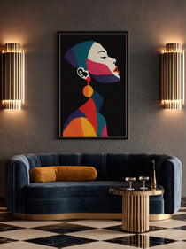 Minimalist Profile Portrait 130