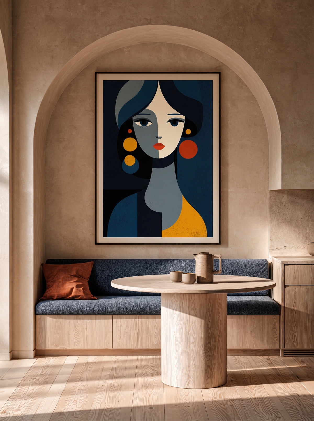 Twilight Geometric Portrait 131