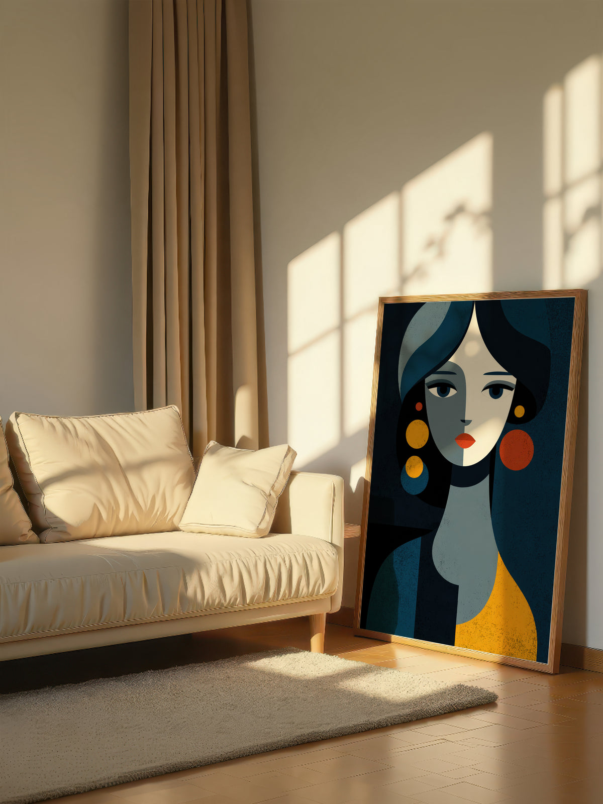 Twilight Geometric Portrait 131