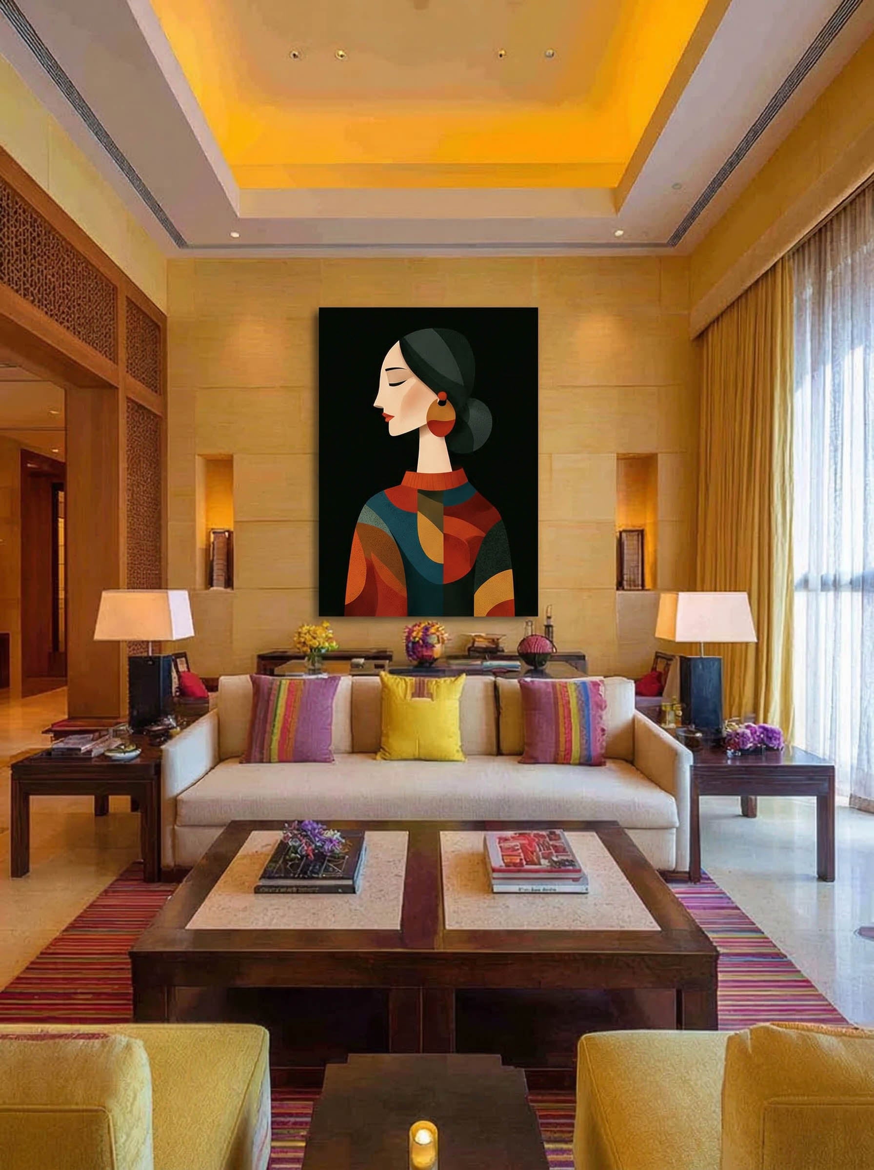 Modern Graphic Figure – Surreal Graphic Wall Art 132