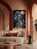 Abstract Space Figure – Surreal Cosmic Wall Art 133
