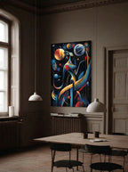 Surreal Space Figure – Surreal Cosmic Wall Art 134