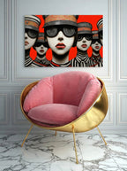 Uniform Rhythm – Surreal Psychedelic Pop Assembly Wall Art 138