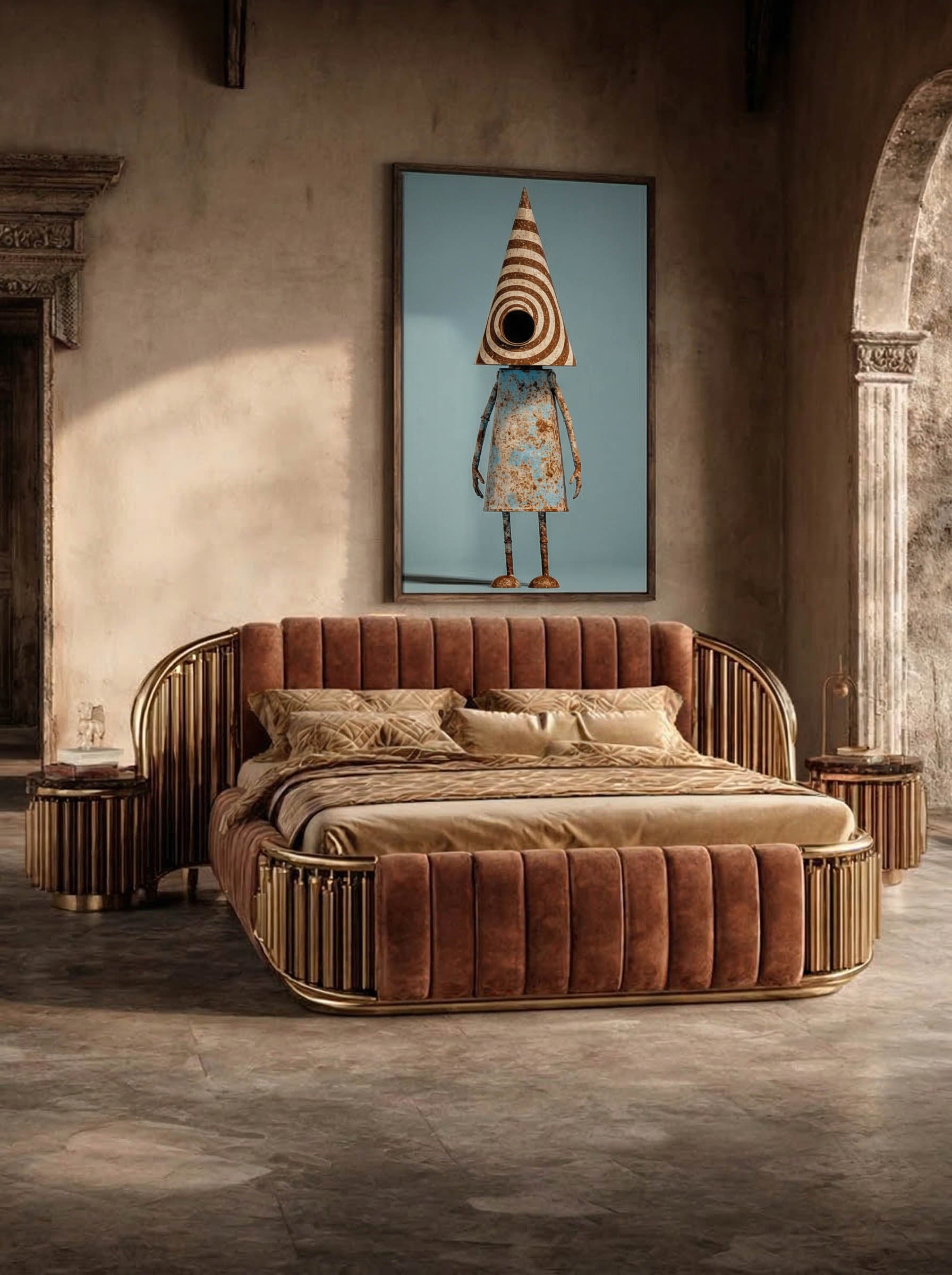 Surreal Tin Figure – Surreal Steampunk Wall Art 139 Secondary image
