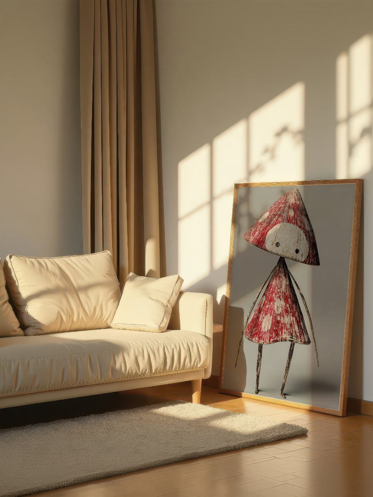 Whimsical Toadstool Sculpture 140