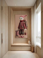 Surreal Textile Character – Surreal Whimsical Wall Art 141