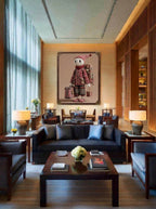 Surreal Textile Character – Surreal Whimsical Wall Art 141