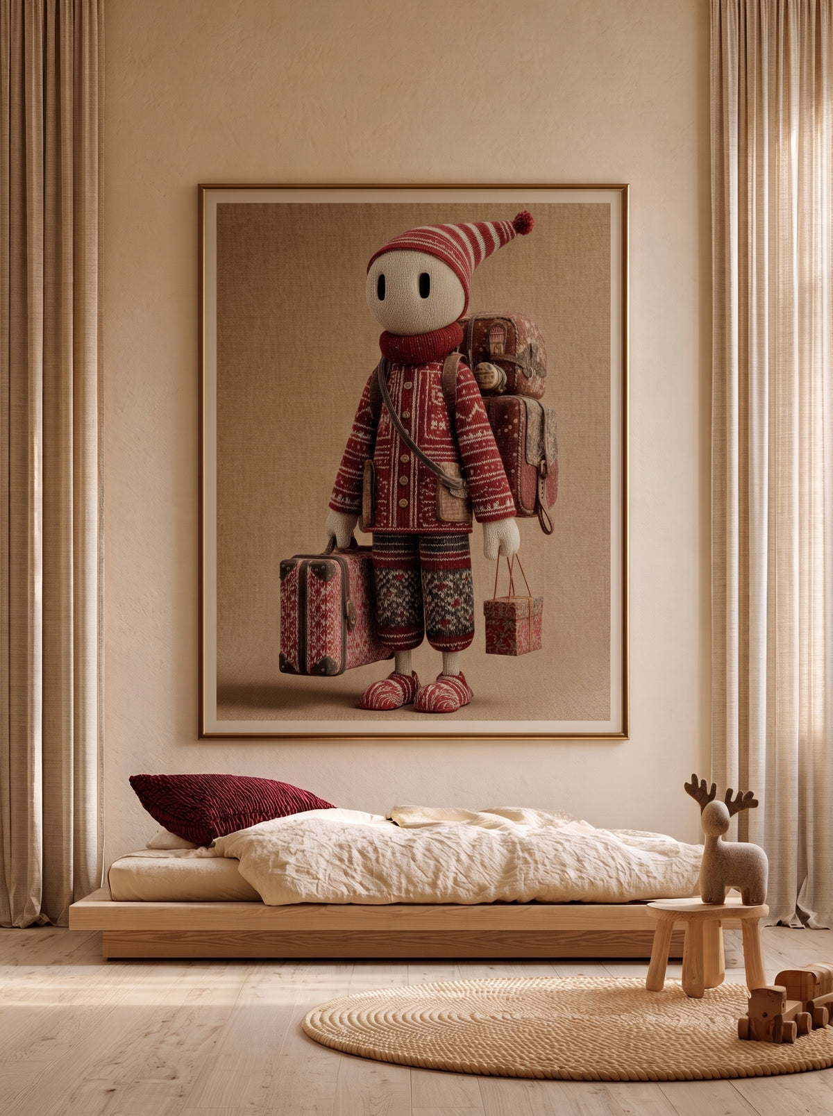 Whimsical Toadstool Sculpture 140