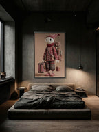 Surreal Textile Character – Surreal Whimsical Wall Art 141