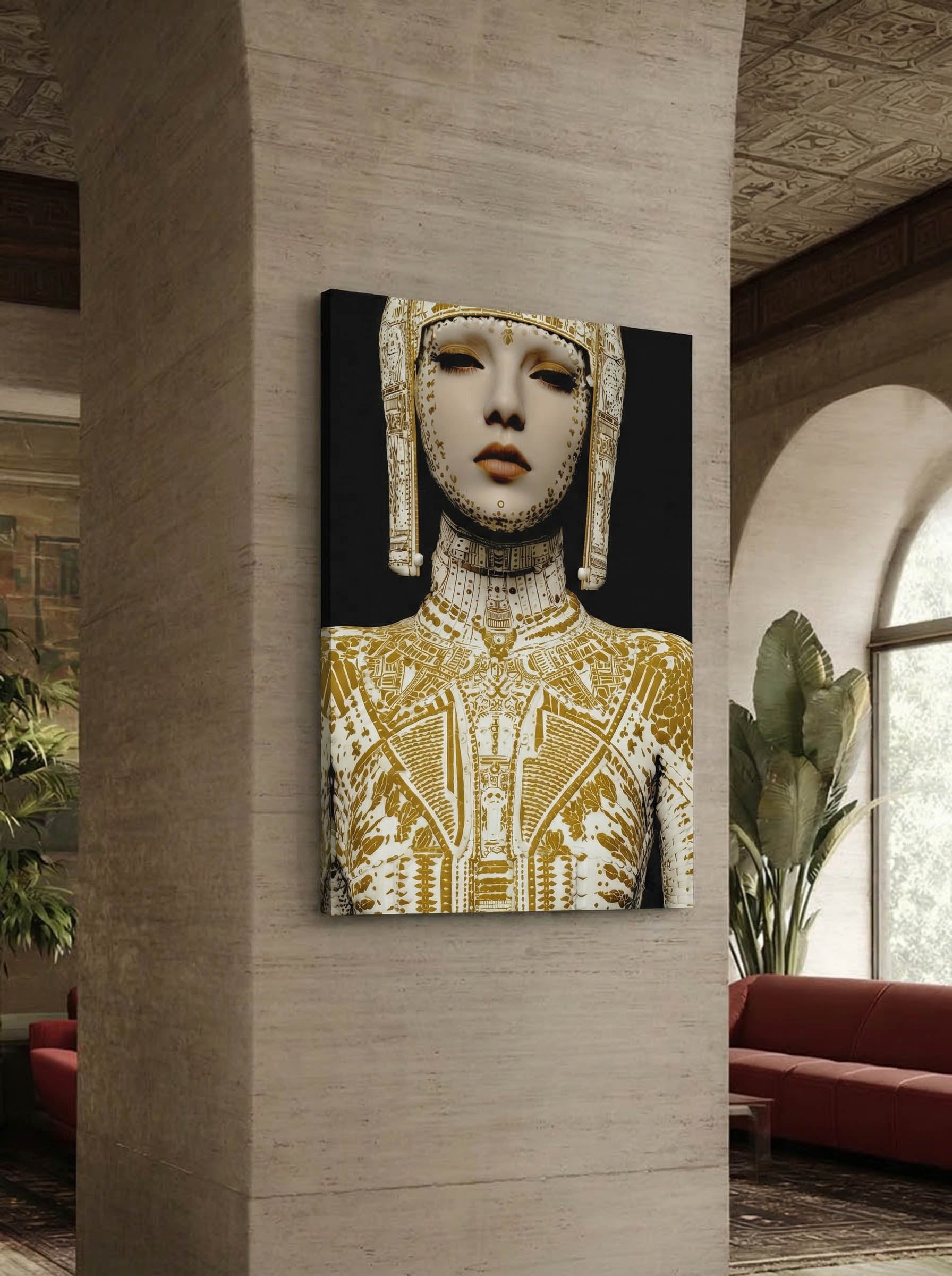 Contemporary Ornate Figure – Surreal Ornate Wall Art 143