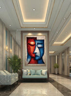 Abstract Cubist Expression – Surreal Cubist Wall Art 146