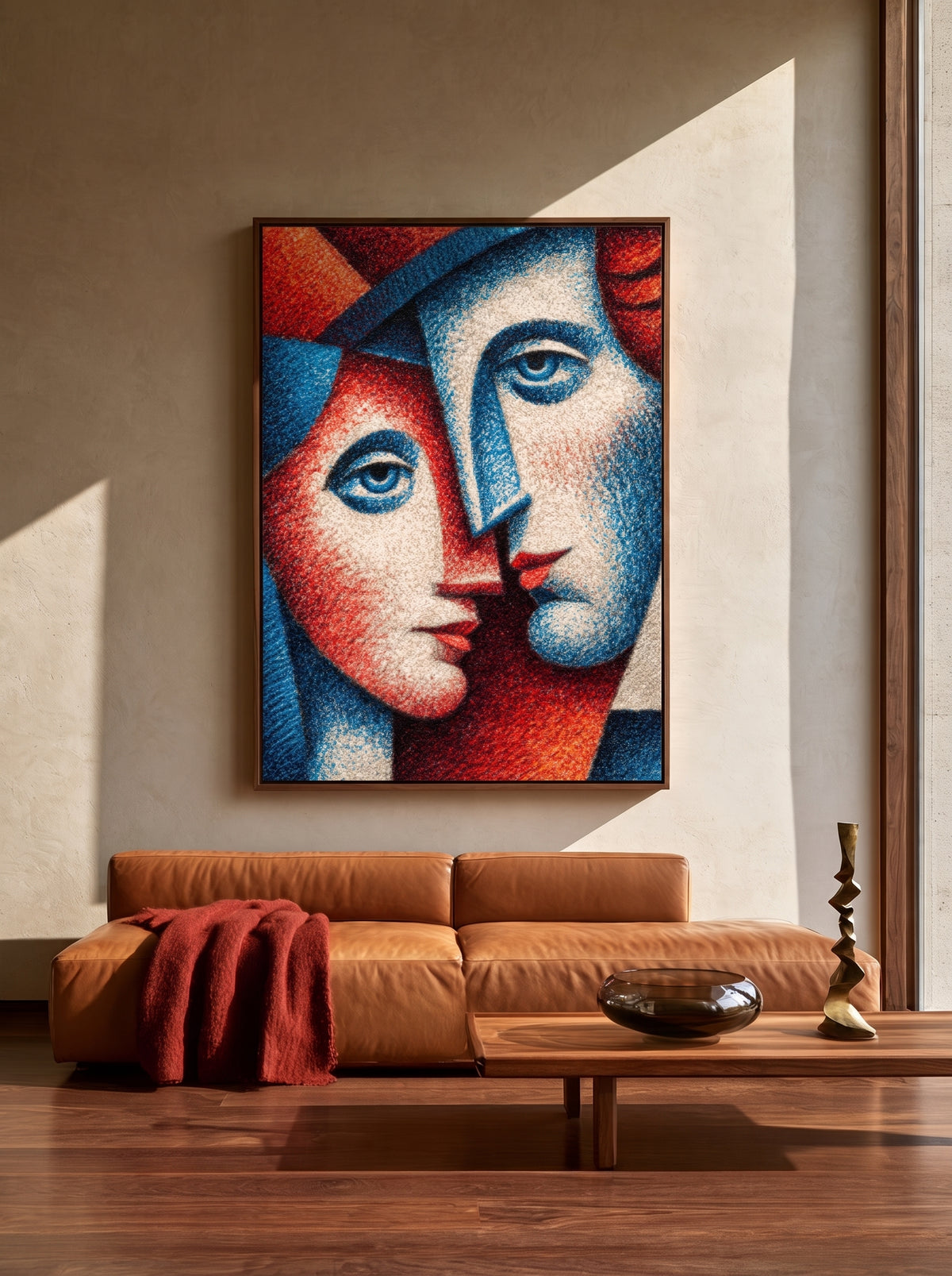 Cubist Lovers Portrait 147