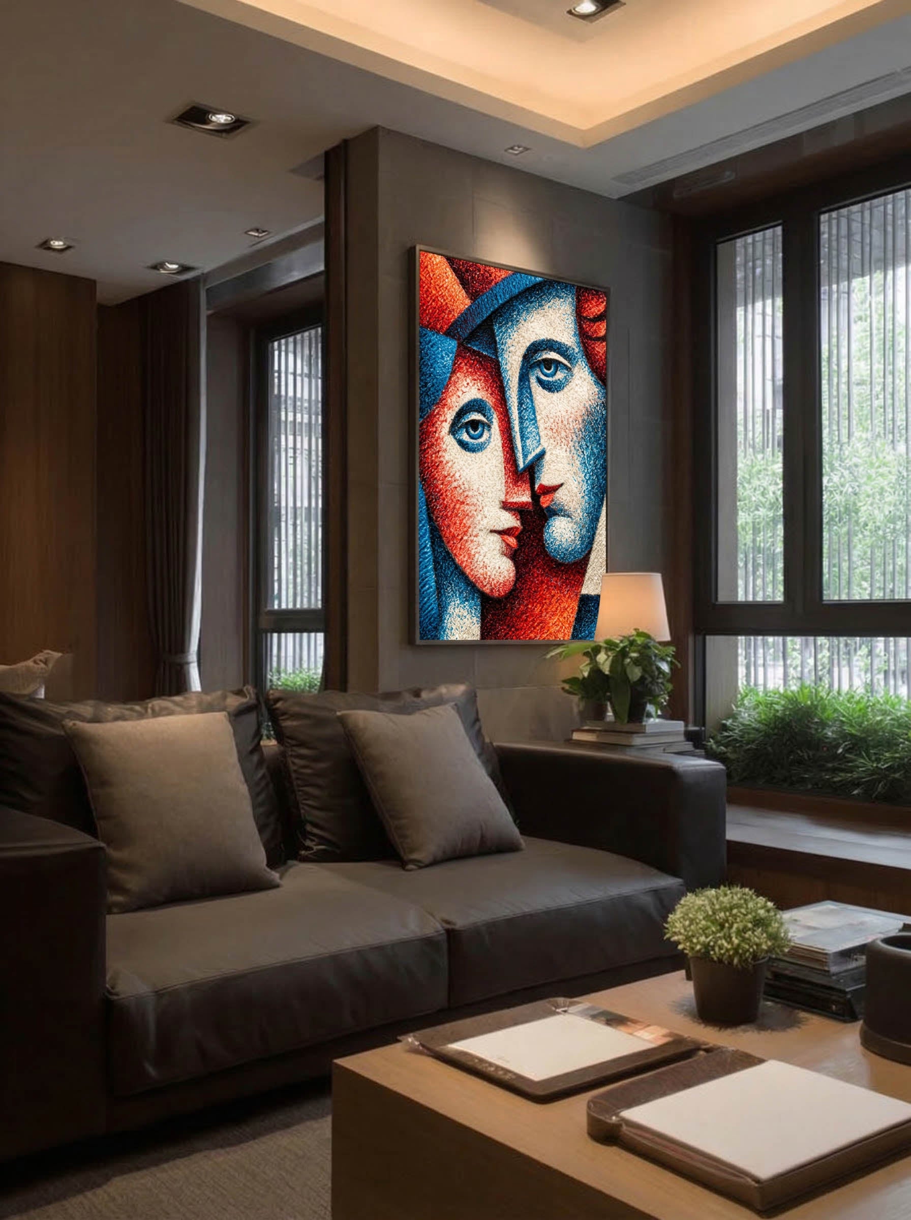 Abstract Duo – Surreal Abstract Wall Art 147