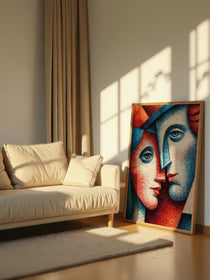 Cubist Lovers Portrait 147