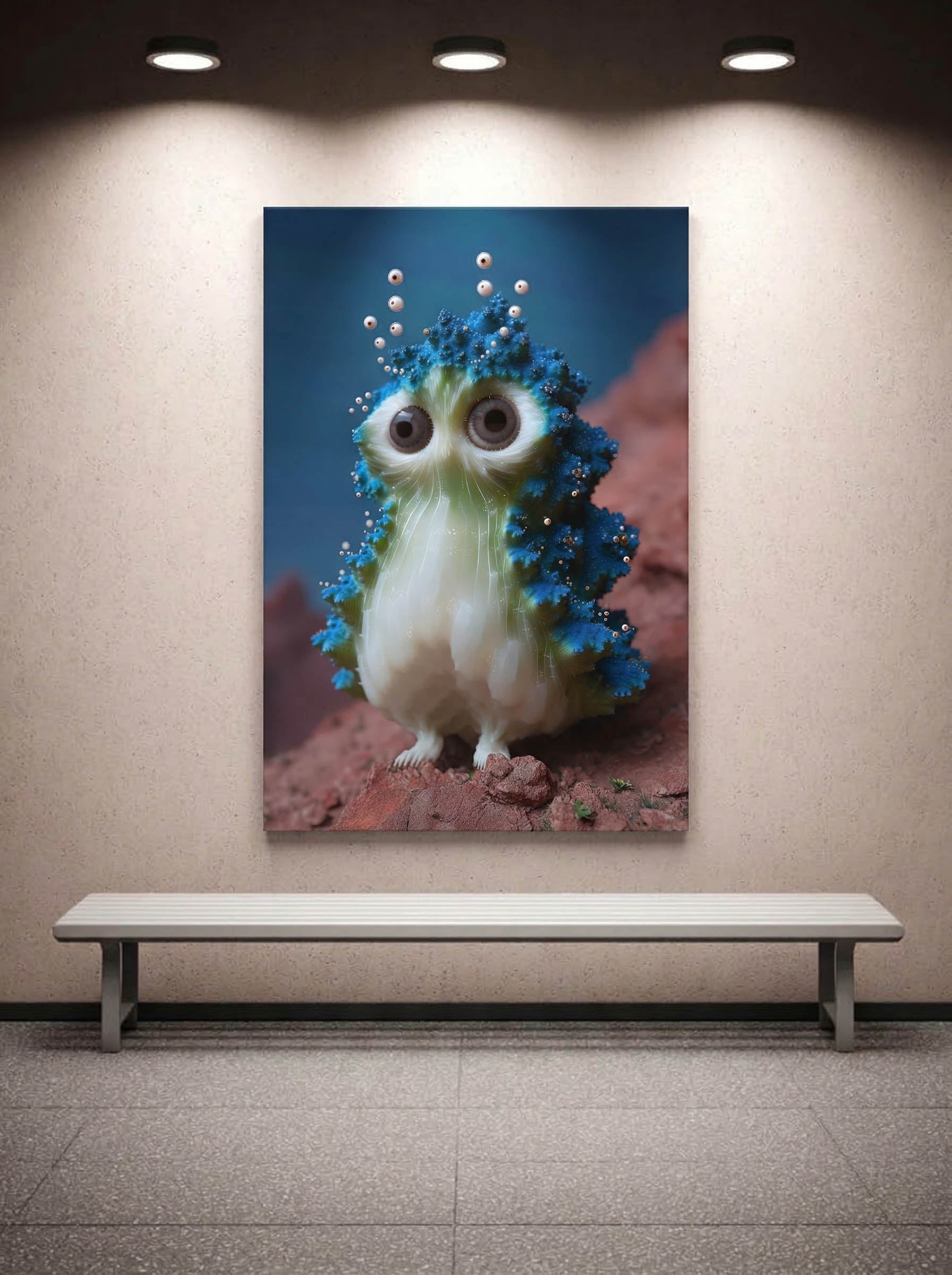 Fractal Creature – Surreal Abstract Wall Art 150
