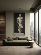 Modern Sculptural Figure – Surreal Sculptural Wall Art 152