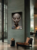 Metallic Form – Surreal Metallic Wall Art 153