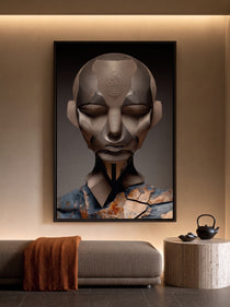 Serene Geometric Portrait 153