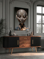 Metallic Form – Surreal Metallic Wall Art 153