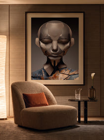 Serene Geometric Portrait 153