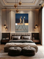 Contemporary Duo – Surreal Abstract Wall Art 155