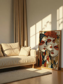Masked Mosaic Portrait 163