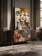 Modern Mosaic Trio – Surreal Mosaic Wall Art 164
