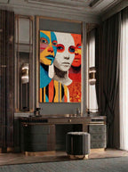 Modern Mosaic Trio – Surreal Mosaic Wall Art 165