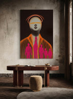 Inner Crowd – Surreal Conceptual Graphic Portrait Wall Art 177