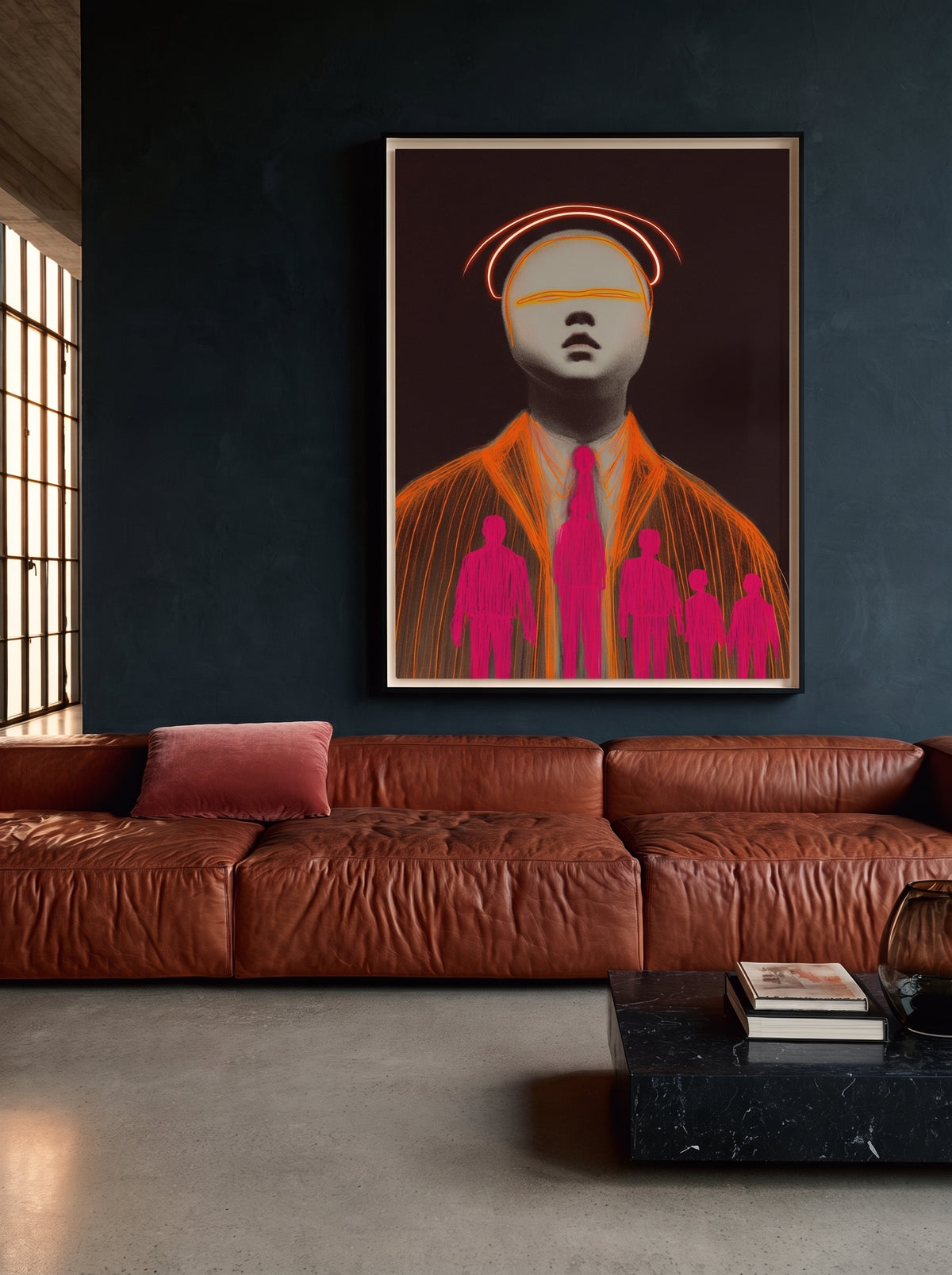 Neon Crowd Portrait 177