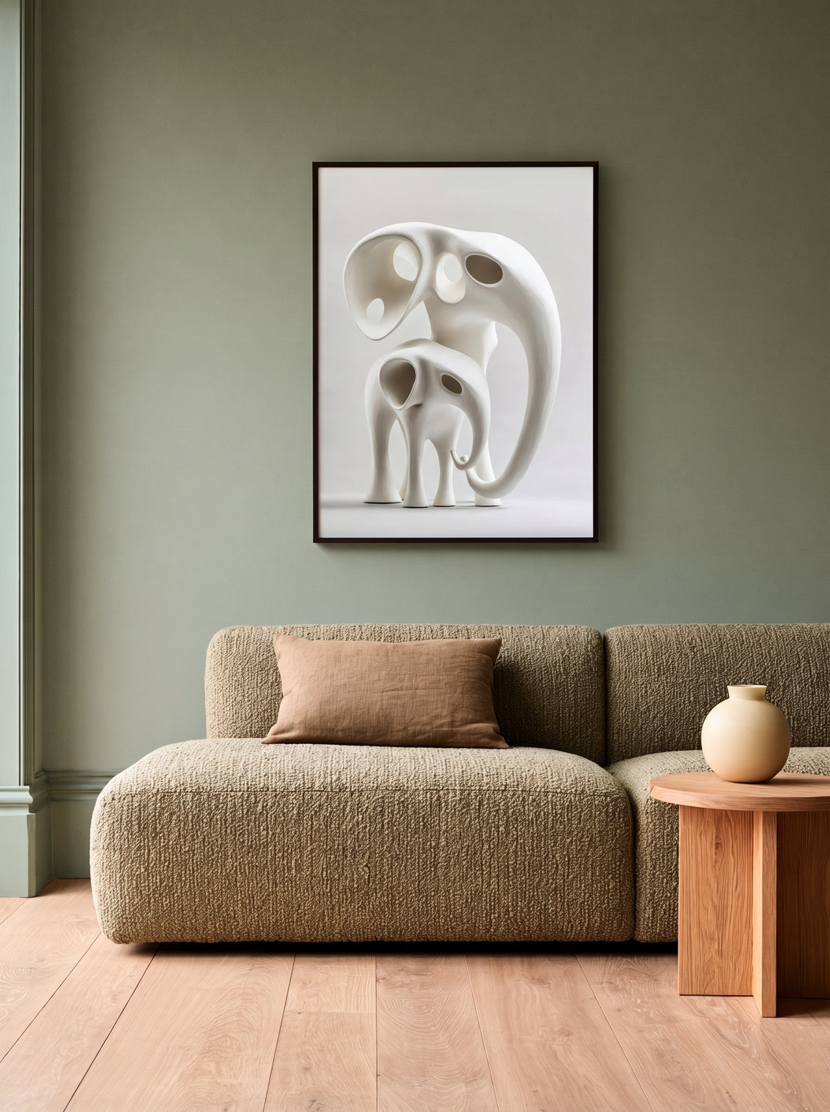 Minimalist Elephant Sculpture 193