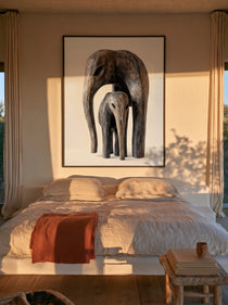 Rustic Elephant Sculpture 194